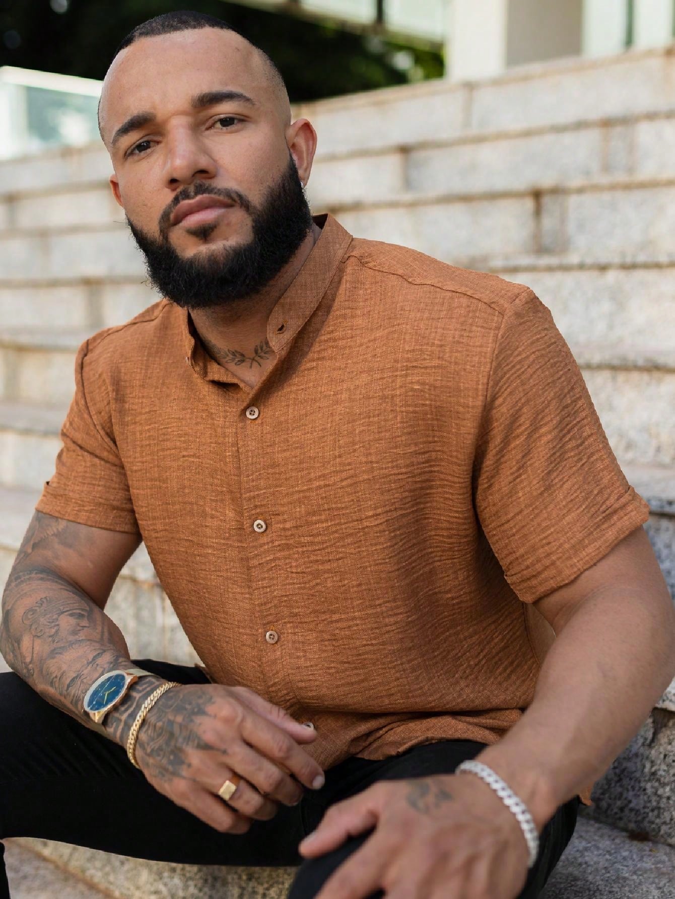Camisa Masculina casual, Camisa Masculina moderna, Camisa Masculina elegante, Camisa Masculina versátil, Camisa Masculina Lux Fit ,