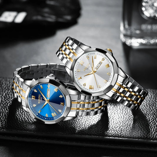 Relógio Masculino inox, Relógio Masculino Fino, Relógio Masculino elegante, Relógio Masculino de Luxo, Relógio Masculino Casual, Relógio Masculino Nibosi Prime, Relógio Masculino,