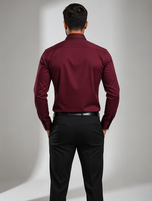 Camisa Masculina LuxMen Executive Slim Chic