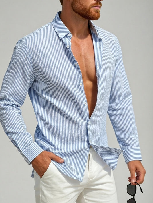 Camisa Masculina LuxMen Elite Slim Urban