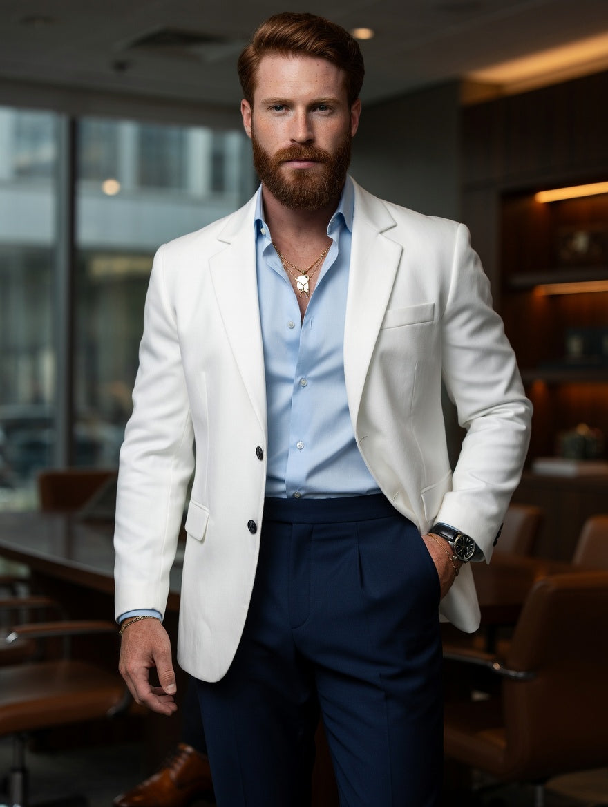 Blazer Masculino LuxMen Elegante Mod Elite