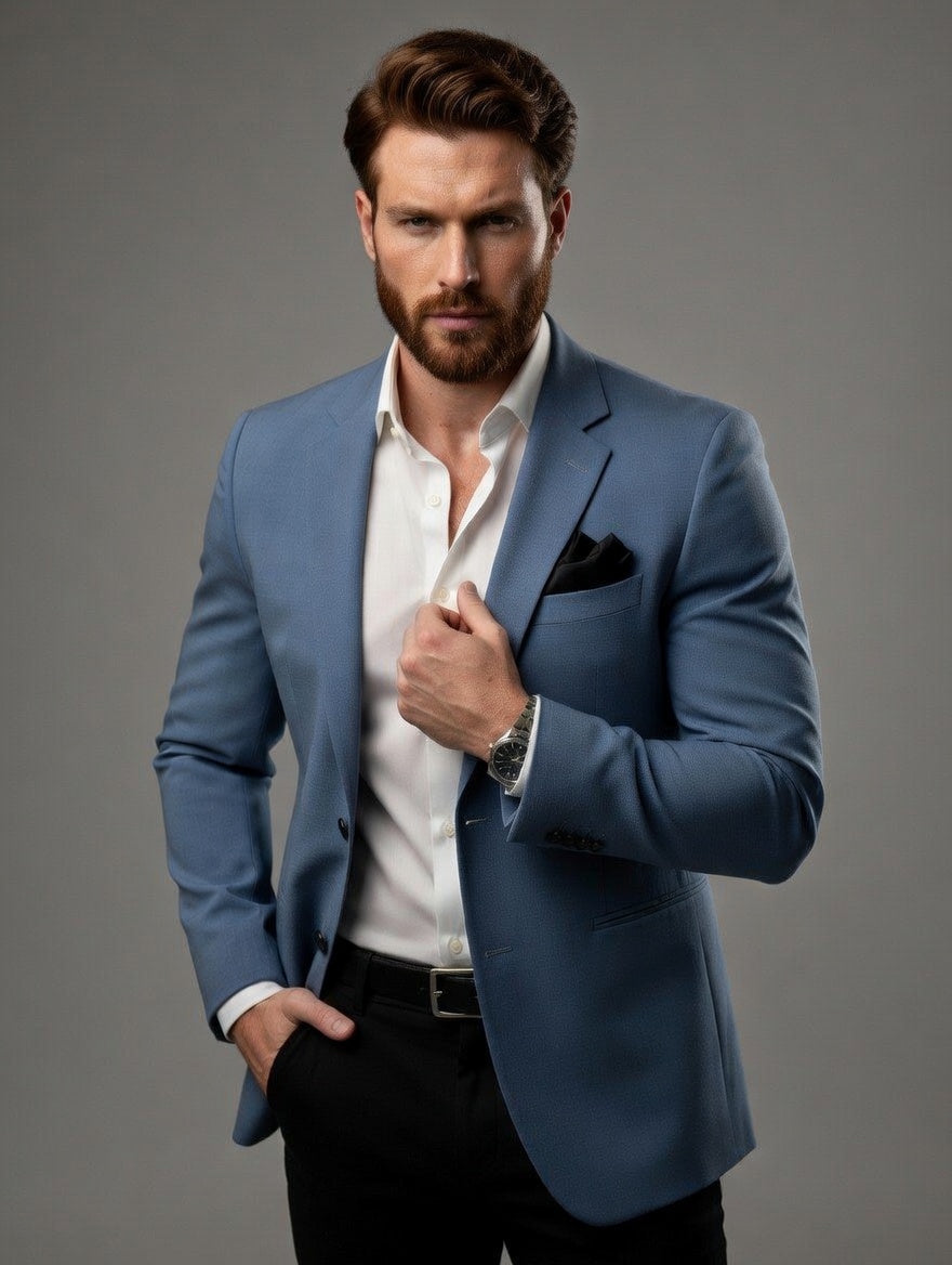 Blazer Masculino Slim LuxMen Premium Urban