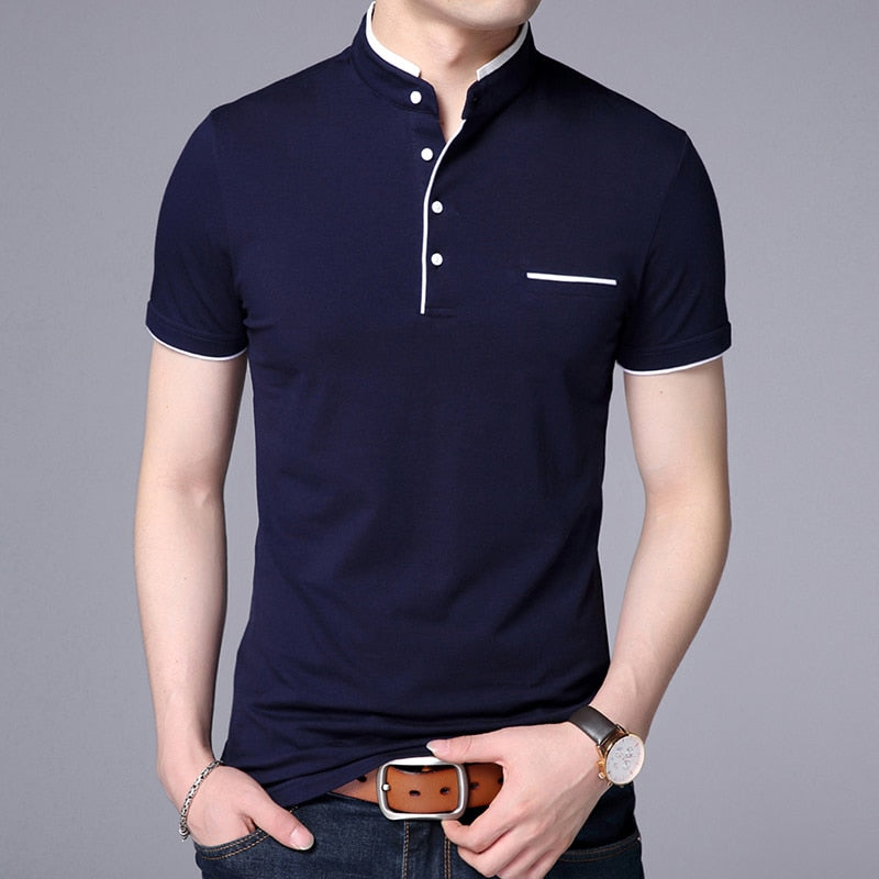 Camisa Masculina Henley