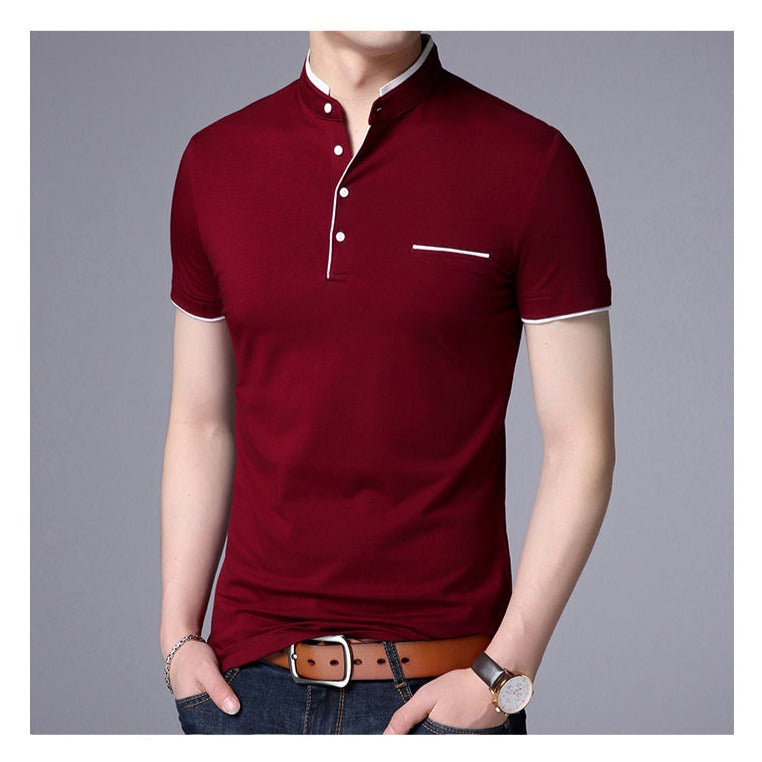 Camisa Masculina Henley