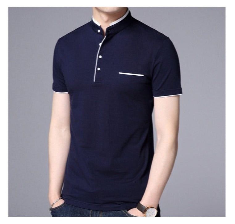 Camisa Masculina Henley