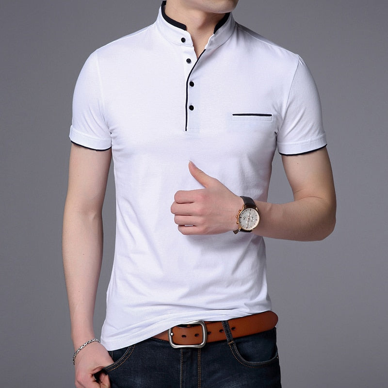 Camisa Masculina Henley