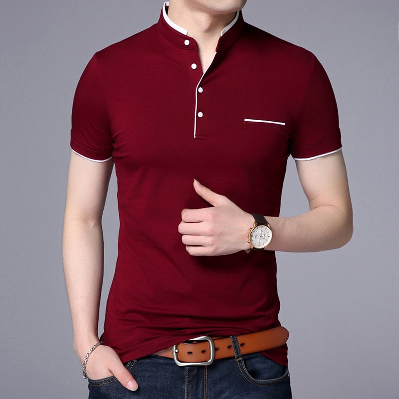 Camisa Masculina Henley
