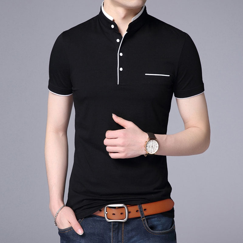 Camisa Masculina Henley
