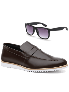 Sapato  Masculino Social Lux  Master + Brinde de um Óculos