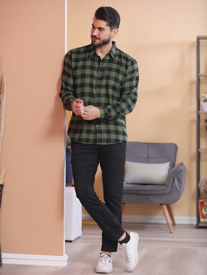 Camisa Masculina casual, Camisa Masculina moderna, Camisa Masculina elegante, Camisa Masculina versátil, Camisa Masculina  Eco Men, Camisa Masculina Xadrez,