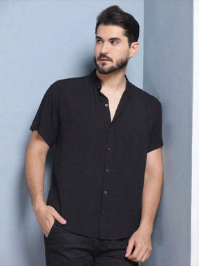 Camisa Gola Padre Masculina Manga Curta