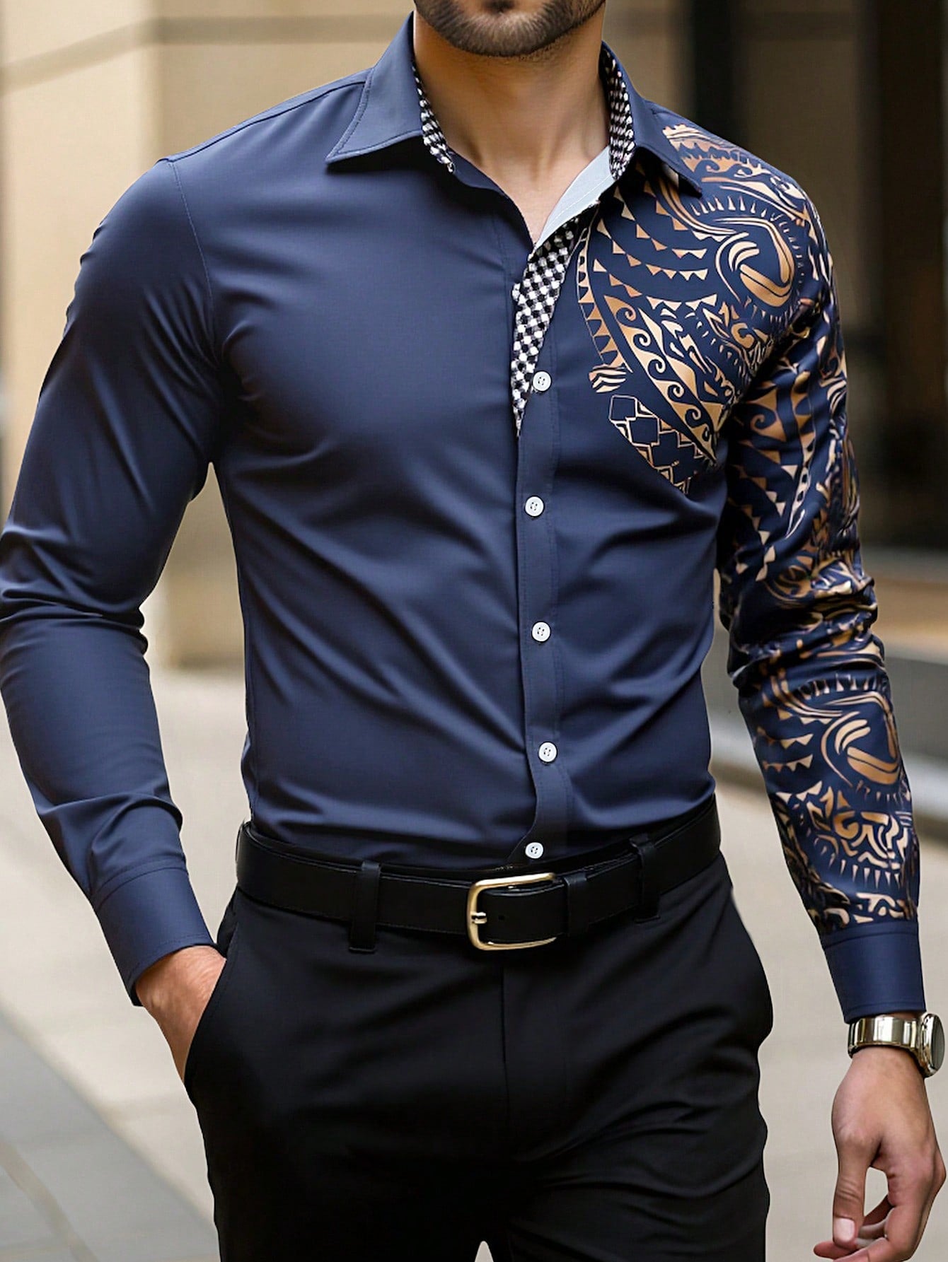 Camisa  Social Suave Men