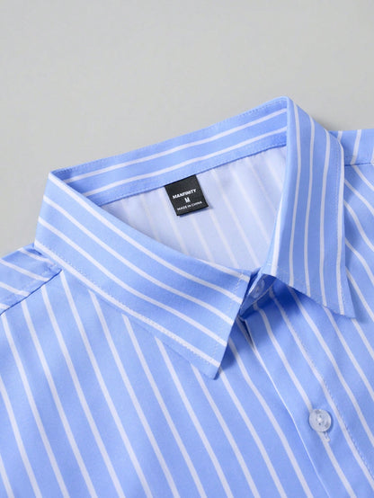 Camisa Casual Elite Masculina Slim Fit LuxMen