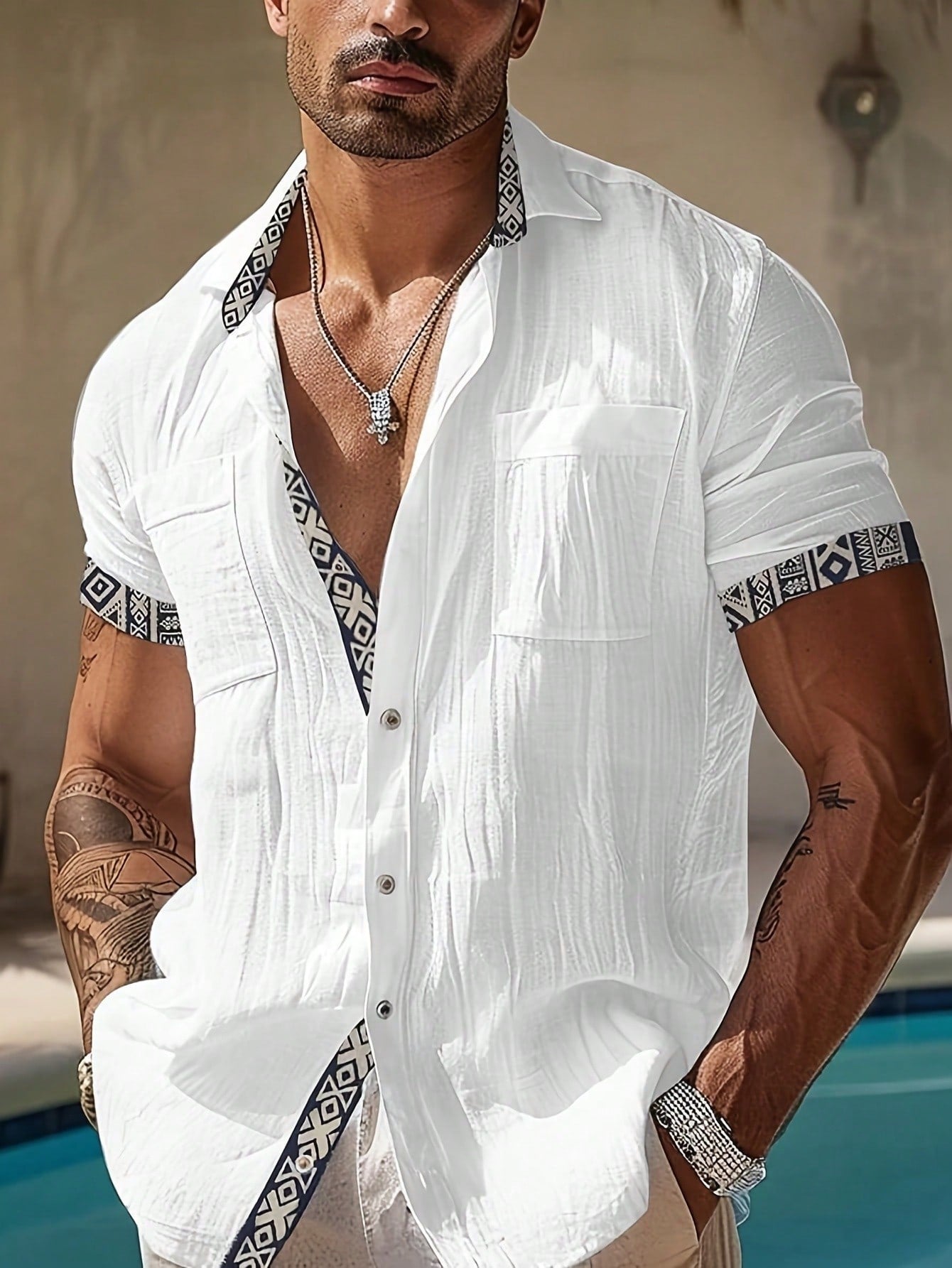 Camisa Casual  Lux Style