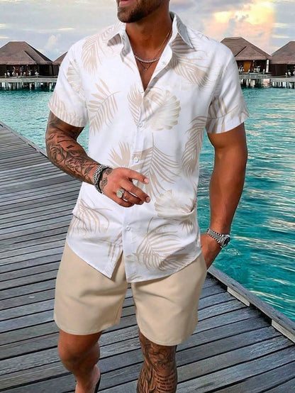 Camisa Casual Essence e  Shorts Lux Men