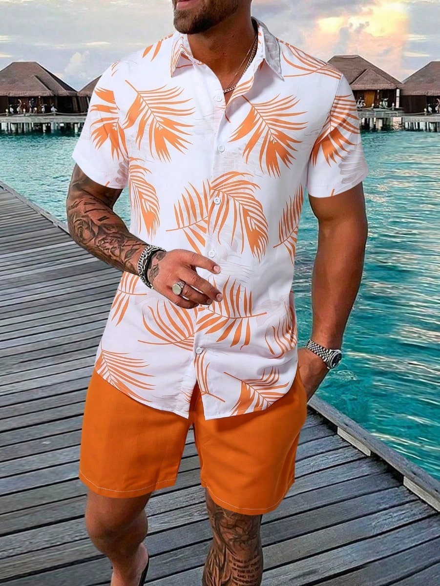Camisa Casual Essence e  Shorts Lux Men