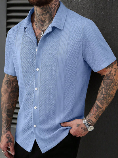 Camisa Masculina LuxMen Elite Slim Trendy