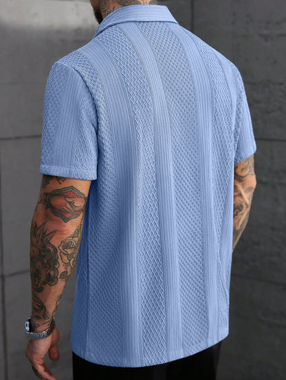 Camisa Masculina LuxMen Elite Slim Trendy
