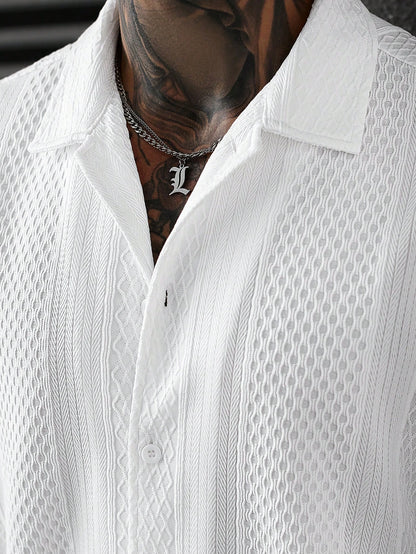 Camisa Masculina LuxMen Elite Slim Trendy