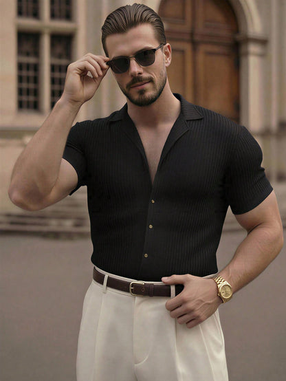 Camisa   Manga Curta Moda Maven