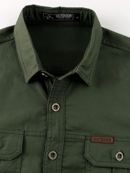 Camisa  Masculina De Algodão Dress Men