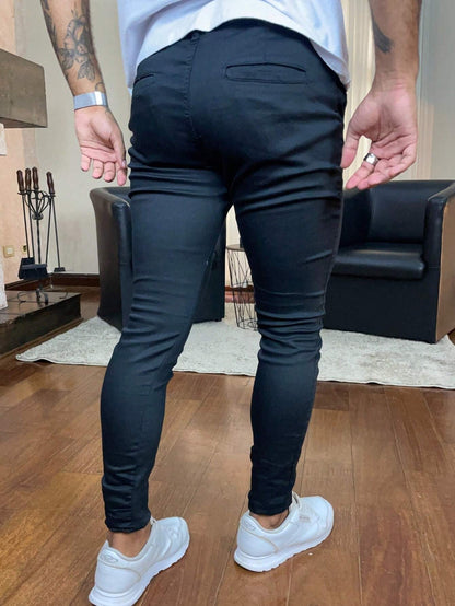 Calça Masculina Casual Slim Fit