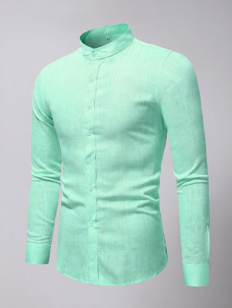 Camisa Masculina Gola Padre Lux Collar