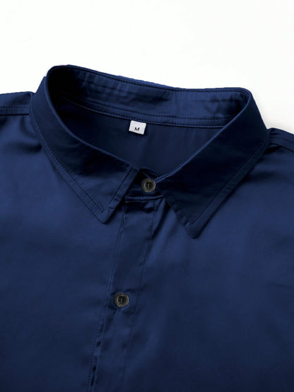 Camisa Masculina Manga Longa   Social Modishc