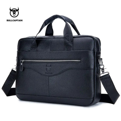 Bolsa em couro genuíno BULLCAPTAIN
