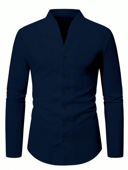 Camisa Masculina Slim Fit LuxMen Premium Regala