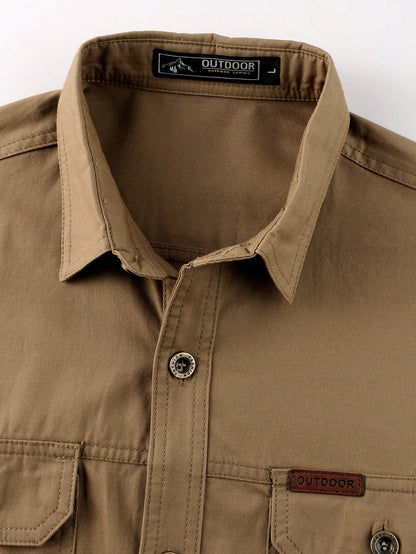 Camisa  Masculina De Algodão Dress Men