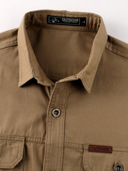 Camisa  Masculina De Algodão Dress Men