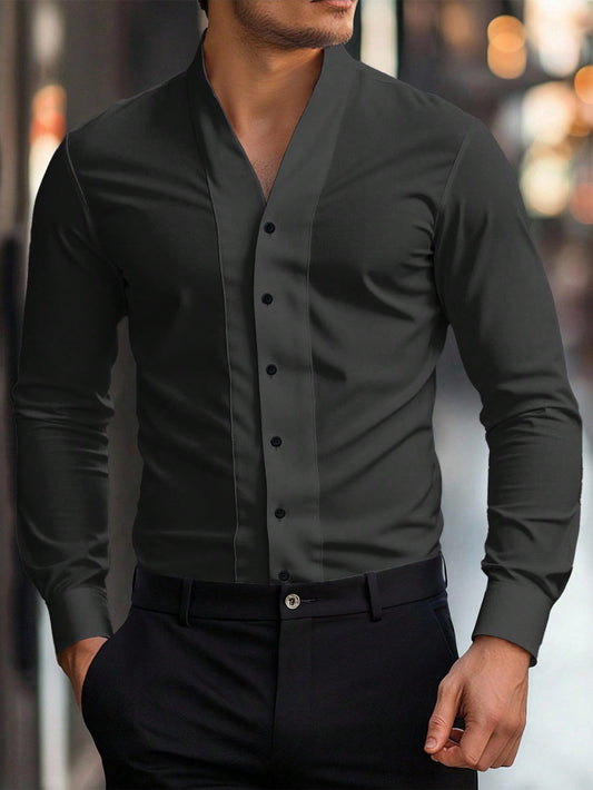 Camisa Masculina Slim Fit LuxMen Premium Regala