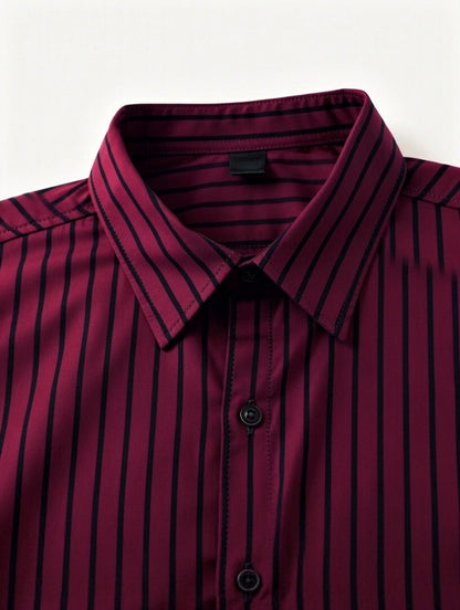 Camisa Casual Elite Masculina Slim Fit LuxMen