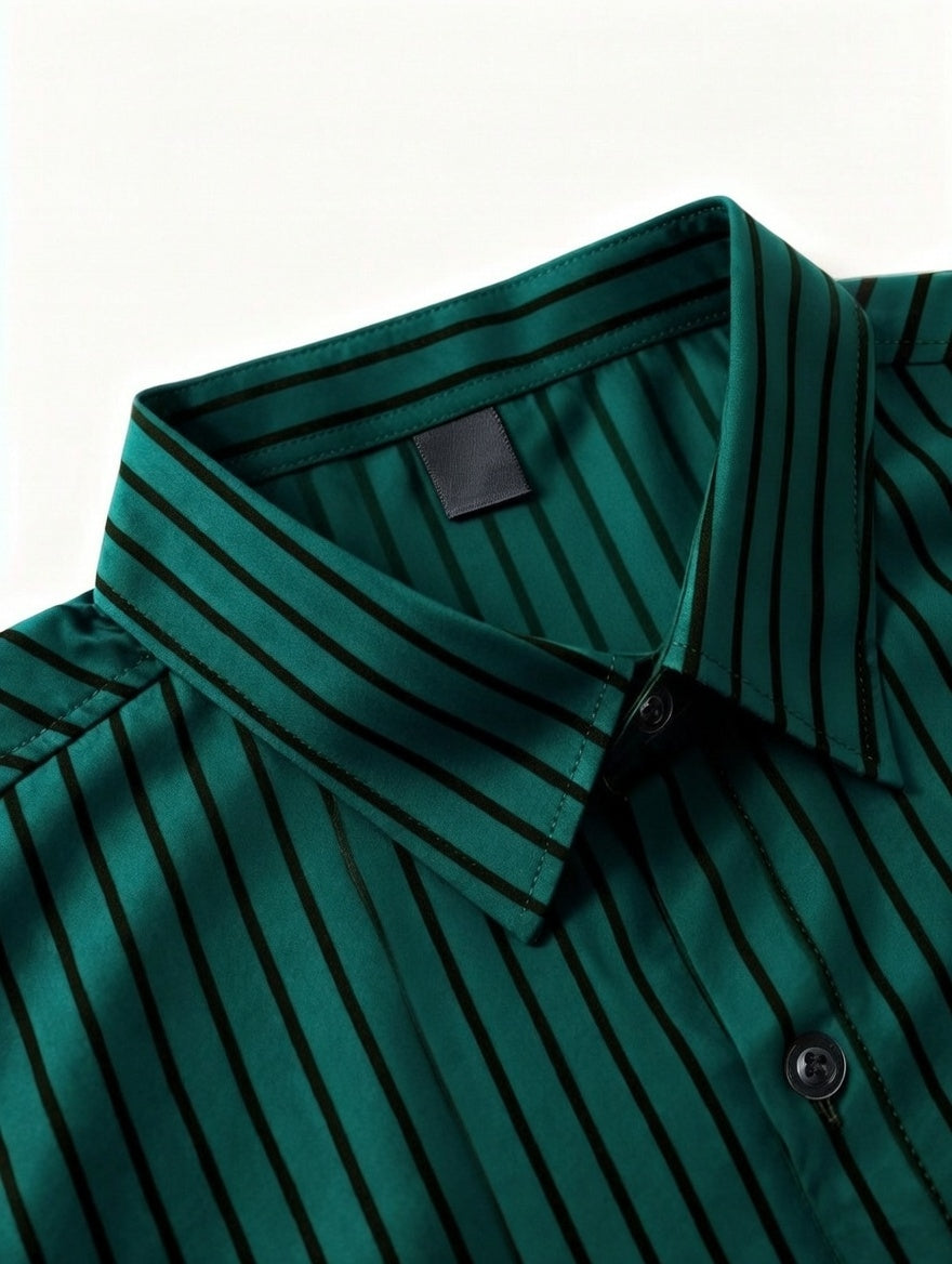 Camisa Casual Elite Masculina Slim Fit LuxMen