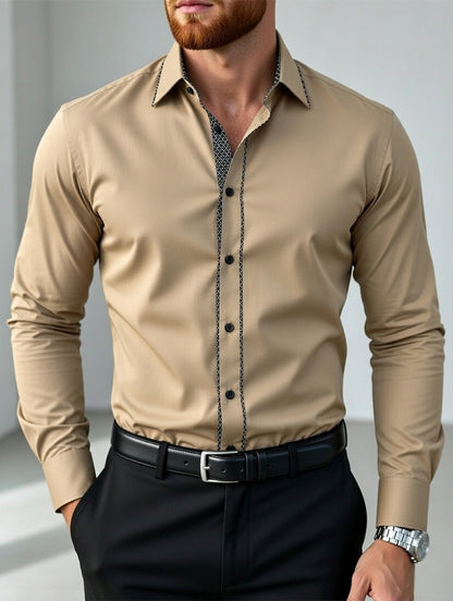 Camisa Masculina LuxMen Executive Slim Chic