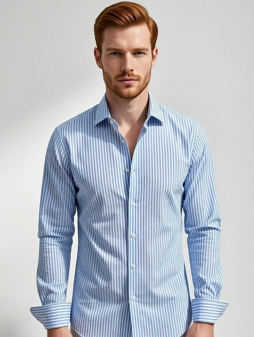 Camisa Masculina LuxMen Elite Slim Urban