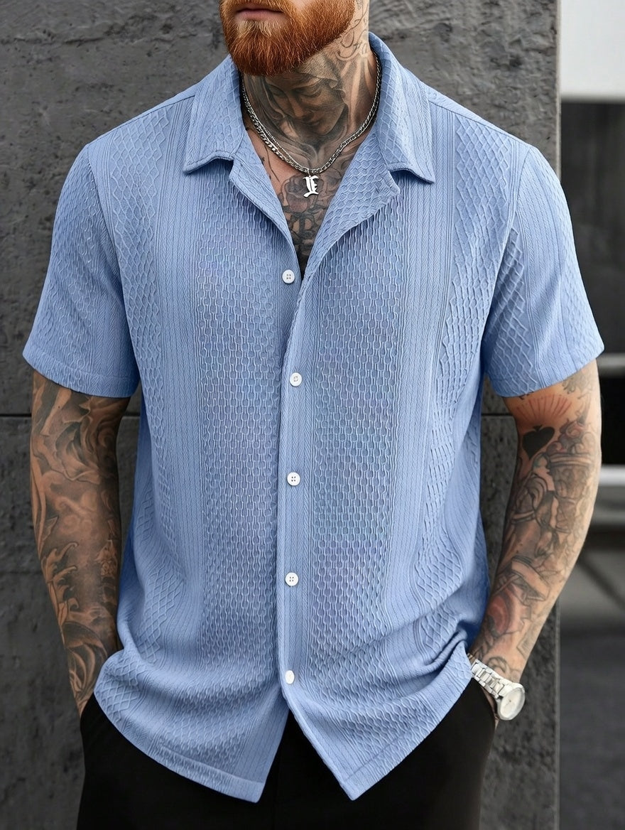 Camisa Masculina LuxMen Elite Slim Trendy