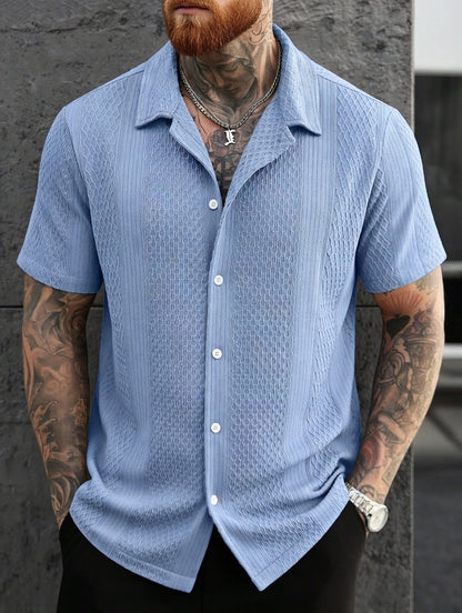 Camisa Masculina LuxMen Elite Slim Trendy