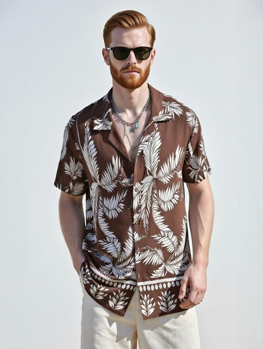 Camisa Estilo tropical Lux Men Com short