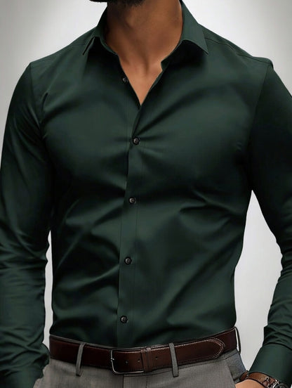 Camisa Masculina LuxMen Executive Slim Gents
