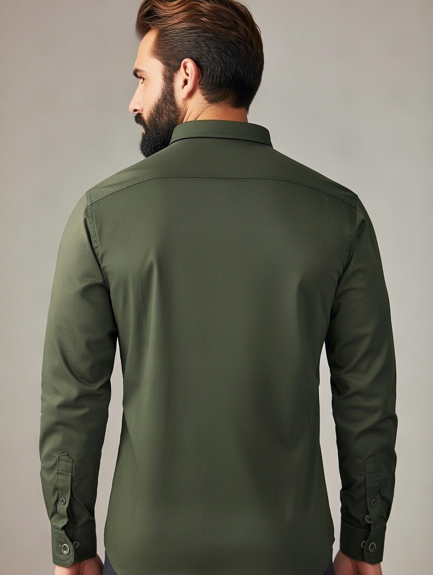 Camisa  Masculina De Algodão Dress Men
