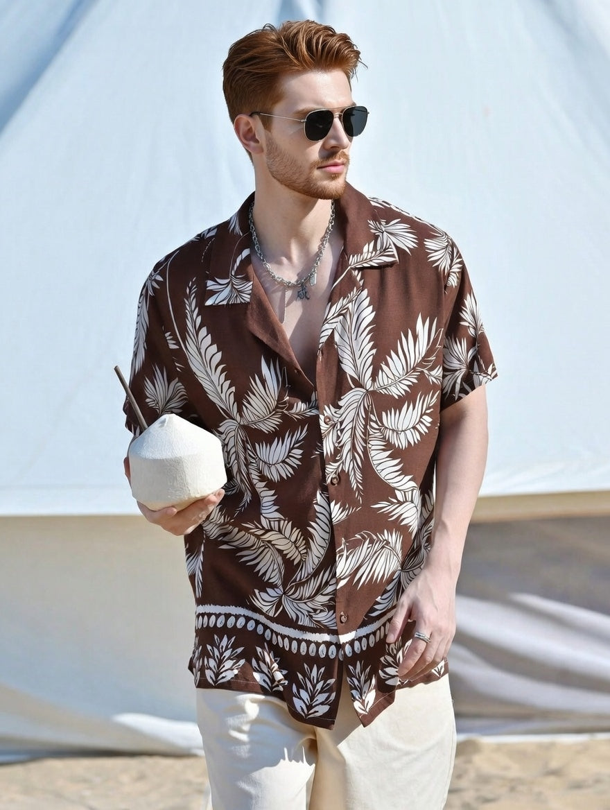 Camisa Estilo tropical Lux Men Com short