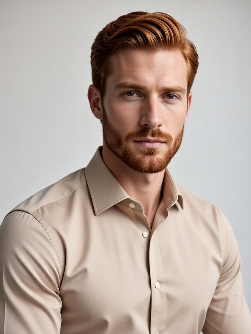 Camisa Social Masculina Slim LuxMen