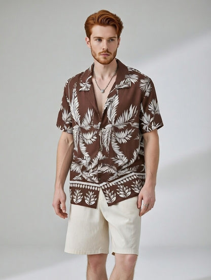 Camisa Estilo tropical Lux Men Com short