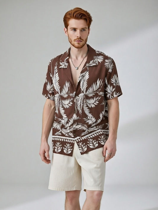 Camisa Estilo tropical Lux Men Com short