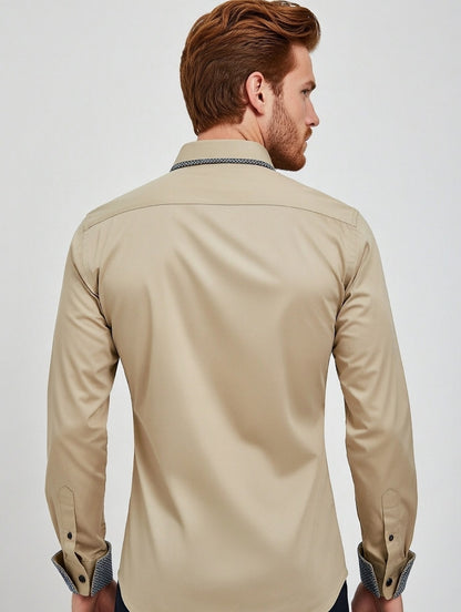 Camisa Masculina LuxMen Executive Slim Chic