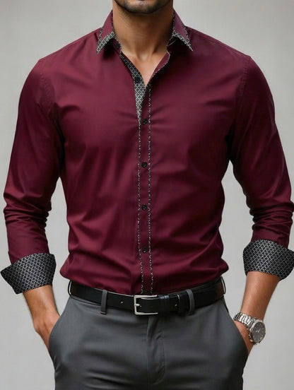 Camisa Masculina LuxMen Executive Slim Chic