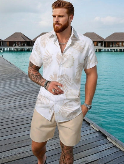 Camisa Casual Essence e  Shorts Lux Men