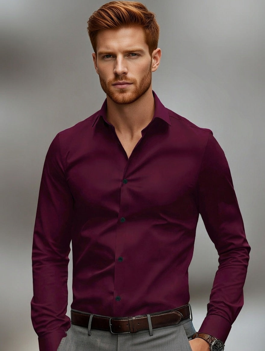 Camisa Masculina LuxMen Executive Slim Gents